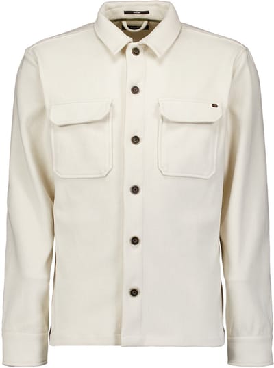 No Excess Overshirt Buttons Relief Sweat Chalk Größe: M | Longsleeves Outlet | Herren