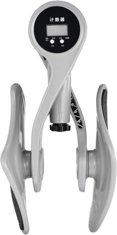Dijbeentrainer - Heup trainer - Lichaamsversterking thuis - 360 graden instelbaar - 7-16 kg weerstand - Grijs