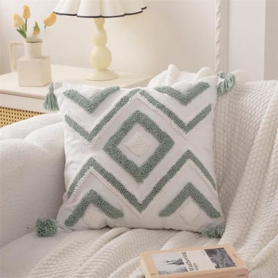 Marokkaanse Sofa Plaid Geborduurde Kussensloop Cojines Boho Katoen Linnen Decor Kussenhoes Hoofdeinde Kussenslopen 45x45cm 45x45cm
