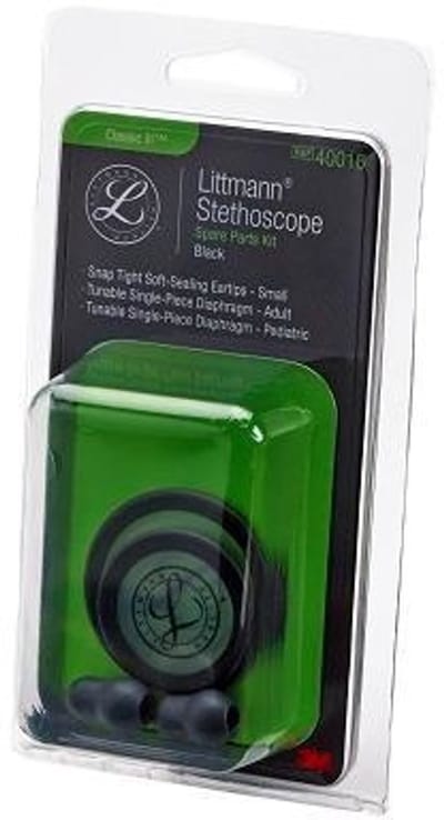 Littmann Onderdelen Kit, Classic III en Cardiology IV Kleur: Zwart 3M