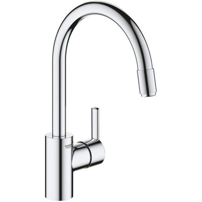 GROHE QuickFix Feel 1-gats keukenkraan met uittrekbare mousseur chroom