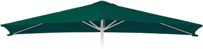 Vervangende hoes voor parasol N23, parasolhoes vervangende hoes, 2x3m rechthoekige stof/textiel 4,5kg UV 50+ ~ groen