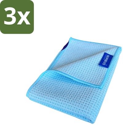 3 x NIMBUS Magic Droogdoek Medium - Droogdoek - Auto Drogen - Ramen Drogen - Badkamer Drogen - Streeploos Drogen