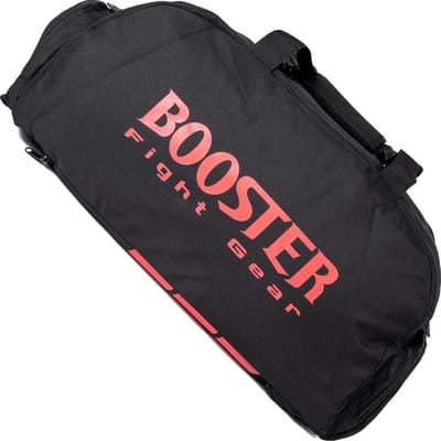 Booster B-Force Duffle Bag – Sporttas en Rugzak – Zwart/Rood - Maat L (43 liter)