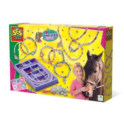 Studio de joaillerie - SES CREATIVE - Hobby Pink - J'aime les chevaux - Activité créative - Idée cadeau - Age : 5+