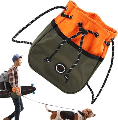 Traktatietas Hondentraining - Snackhouder Honden - Hondentraining Buiten - Snelle Toegang Lekkernijen - 24 x 17 x 3 cm