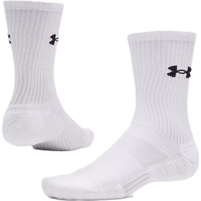 Under Armour Performance Cotton 3p Crw Sokken Wit K100