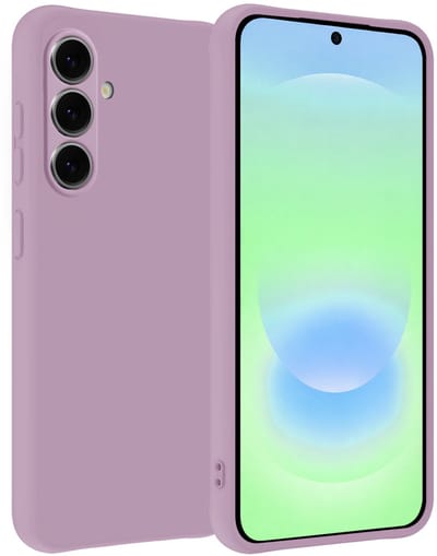 Hoesje Geschikt voor Samsung Galaxy A37 - Sterk & Shockproof - Hoes Cover - Siliconen Case - Lila