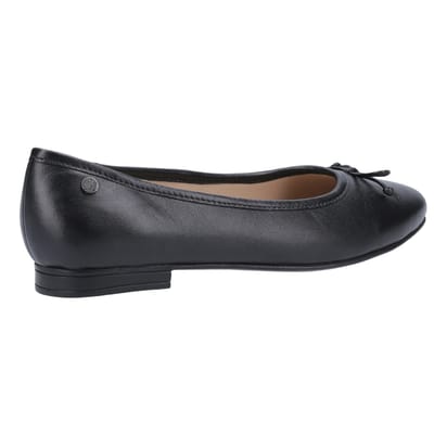 Hush Puppies Dames/dames Naomi Slip On Leren Balletpomp (Zwart)