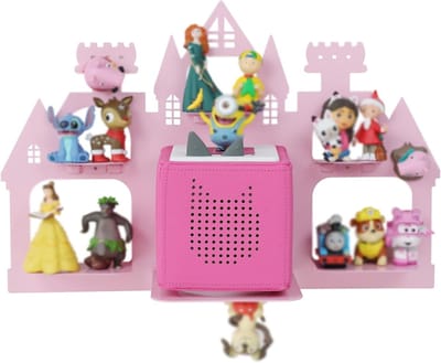 Magnetische Wandplank voor Tonieboxen en Figuren, Opbergruimte voor 15-25 Stuks, Starterset voor Creatieve Opslag (43 x 30 cm)