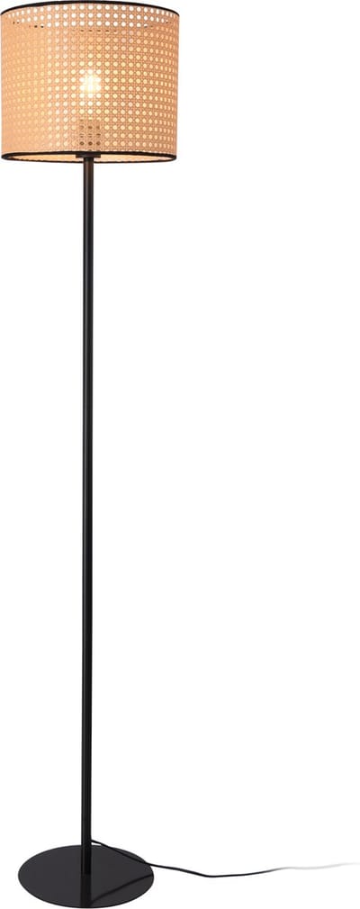 Staande lamp Helens vloerlamp 154x30 cm zwart en beige