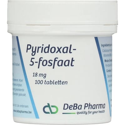 Deba Pharma Pyridoxal-5 Fosfaat 18mg 100 Tabletten