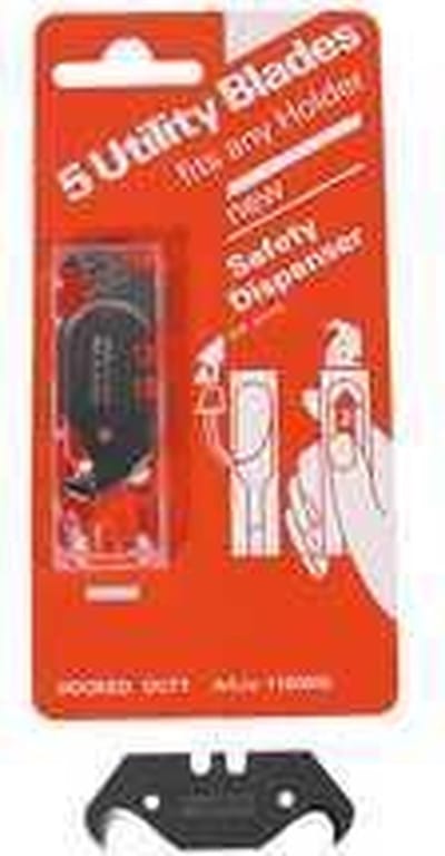 STANLEY Reservemesjes Krom - 5 Stuks