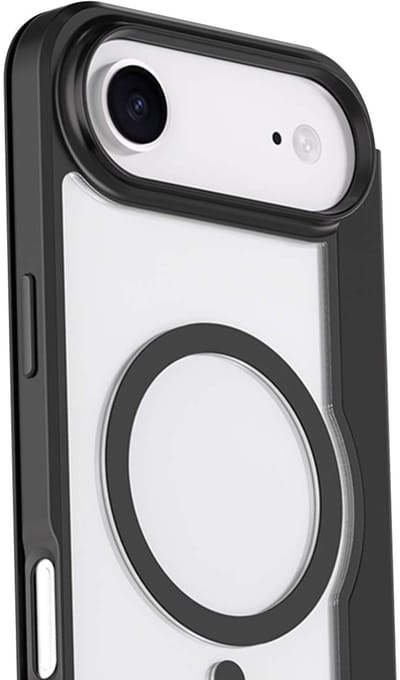 Force Case, Hoesje geschikt voor iPhone Air - MagSafe 2m met Magnetische Sluiting, Zwart