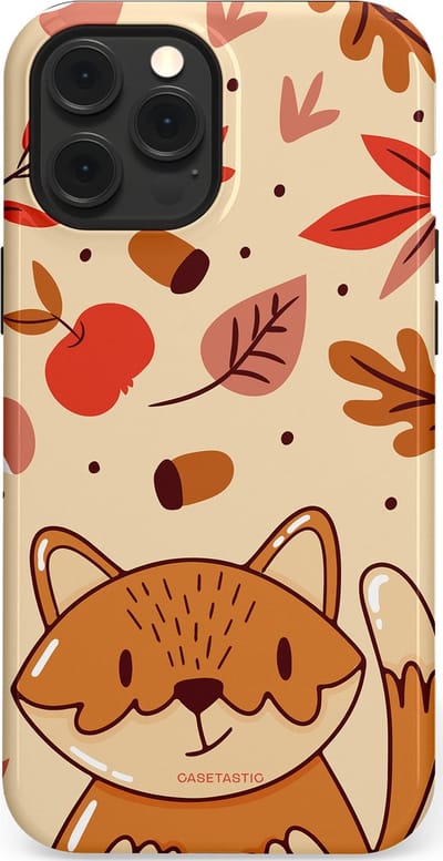 Casetastic hoesje geschikt voor Apple iPhone 12 Pro Max - MagSafe - Dubbellaagse bescherming - Boskat op avontuur - Fashion Case - Zand Terracotta Rood