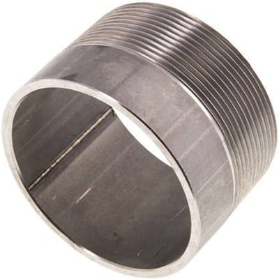 R 2 1/2'' Buitendraad x 76.1mm RVS Pijpnippel met Las uiteinde 20 Bar DIN 2982 - 50mm - FL2S-MS-ST-212R-76P1-50L
