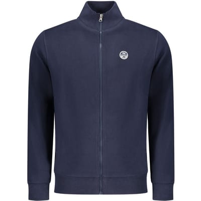 North Sails Blauwe Katoenen Mannen Sweatshirt