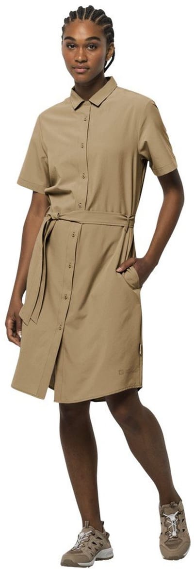 Jack Wolfskin Holiday Midi Dress - Sand storm - Outdoor Kleding - Broeken - Korte broeken