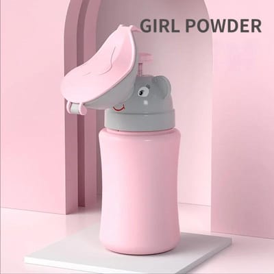 500ML Voiture Portable Bébé Hygiénique Toilettes Urinoir pour Garçons Filles Extérieur Pot Étanche Toilettes d'Entraînement Pratiques pour Enfants