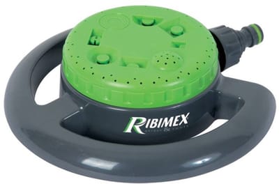 Tuinsproeier RIBIMEX, met een sproeioppervlakte van Ø 10,7 m