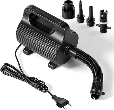Elektrische Luchtpomp - Luchtbed Pomp Opblaas Pomp - Snel Oppompen - Krachtige 600W Motor