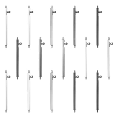 Dailygoods- Horlogebandpennen 15 Stuks - Quick Release - Roestvrij Staal - 22 mm - Veerpennen - Reserve Reparatie Set - Horloge Pennen