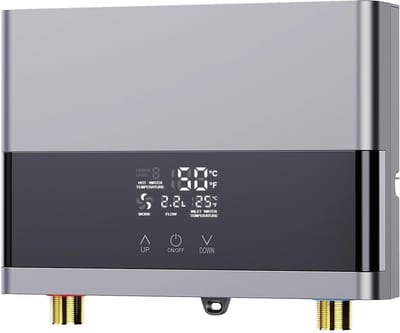 Boiler - Doorstroomverwarmer - Keukenboiler - Doorstroomboiler - Met Display - Compact