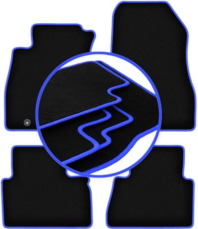 CARLUX-BLUE automatten voor: Nissan Juke F15 crossover (2010-2017)