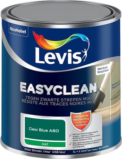 Levis - Easyclean Tegen Zwarte Strepen Mix - Clear Blue A80 - Mengverf - 1 L