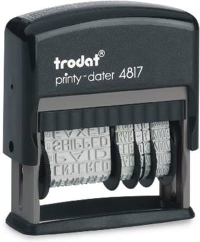 Trodat Printy 4817/B Blauw - Stempels - Stempels volwassenen - Snelle Levering