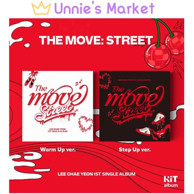 LEE CHAE YEON - LE MOUVEMENT: Kit Rue Ver.(Version Warm Up / Version Step Up) Random black