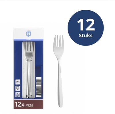 H-line - Moni - Gebaksvorken - 12 stuks - RVS