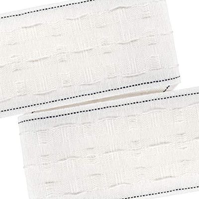 Gordijnband 75mm | 3 Inch Header Tape 10m voor Plooi- en Golfgordijnen
