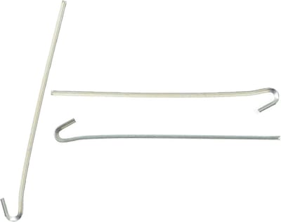 20x grondpennen/tentharingen metaal met open oog 23 cm - Rotspennen - Spijkerharing