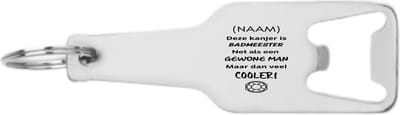 Akyol - badmeester flesopener - Badmeester - badmeesters - zwemmen - zwemdiploma cadeau - lifeguard - 105 x 25mm