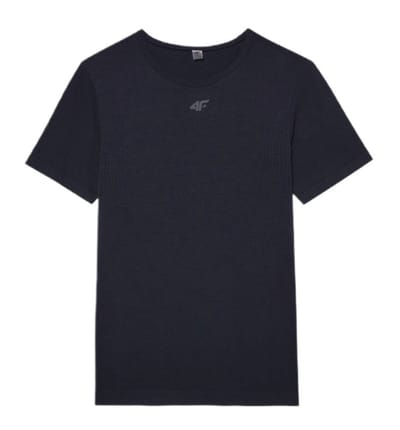 4F Heren Sportshirt Zwart Snel Droog L/XL - Naadloze Bewegingsvrijheid