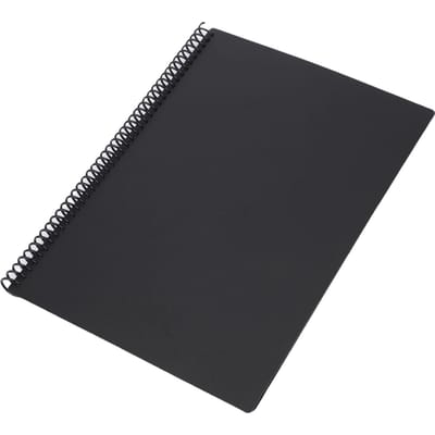 Cahier à spirale intelligent réutilisable pour le travail et l'apprentissage avec pages effaçables 180x255mm black