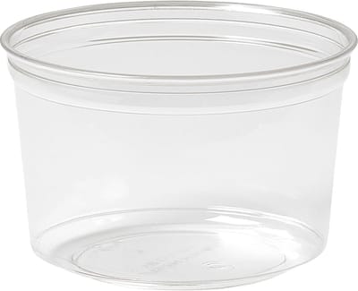 Duni Crystal Deli 350 stuks Schaal / Bakje - 500ML - Transparant - Stapelbaar