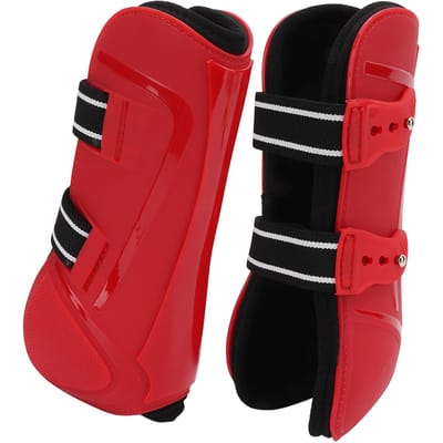Paard Ondersteuningslaarzen Ademend Veilige Beenbescherming voor Ruitersport Prestatie Wedstrijd Large black