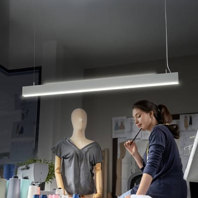 OSRAM HOMELIGHTING Office Line Cuboid Suspended 42W 840 DIM White LED-plafondlamp Wit 42.00 W 230 V (b x h x d) 41.00 x 70.00 x 1126.00 mm 1 stuk(s)