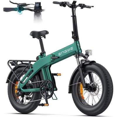 Opvouwbare elektrische fiets - ENGWE - EP-2 3.0 BOOST - 48V 13,5Ah Batterij - Actieradius 120km - Hydraulische remmen groen