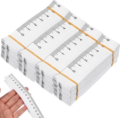 100 stuks papieren meetlint voor lichaamsmeting – Dubbelzijdig meetlint voor baby's hoofd en lichaam