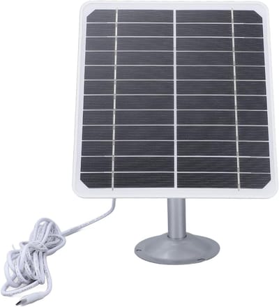 Zonnepaneel - Energiebron - Apparaten Voeden - Hoge Efficiëntie - 20W 5V - Zwart