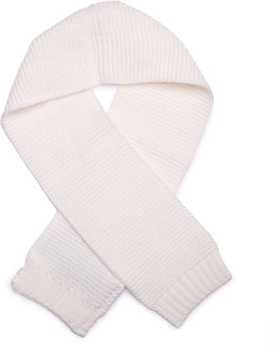 Sarlini Baby Sjaal Knit 0-6 Maanden Wit - Zacht en Warm