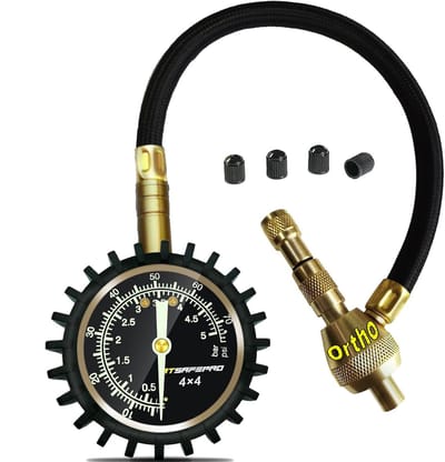 Ortho® Tire Deflator - bandenspanningsmeter - afblaasventielen - 4x4 off road