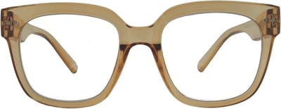 Ear2Ear 34112 leesbril Isla groot montuur - clear caramel