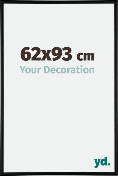 Your Decoration - Fotolijst 62x93 cm - Aluminium - Zwart Mat - Kent