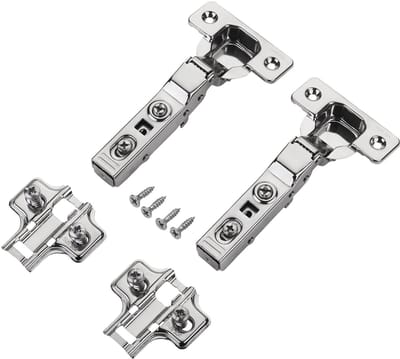 2x SOTECH-scharnier, roestvrij staal 304, T45 Softclose, middenstop 100°, klikmontage (incl. kruisplaat en schroeven)