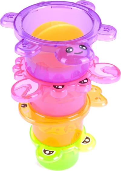 Free & Easy Waterspeelgoed - Zwembad speelgoed - Badspeelgoed Stapeltoren - 4-delig