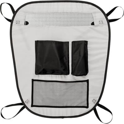Famanu - Auto-scheidingsnet voor honden, barrière voor honden met 3 zakken, van polyester, 60 x 70 cm